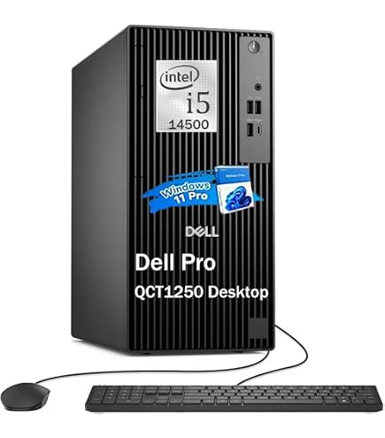 Amazon.com: Dell Pro QCT1250 Tower Desktop, New OptiPlex Version